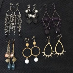 6 pairs earrings set4
